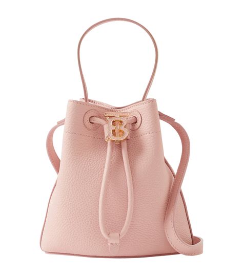 burberry pink bucket bag.